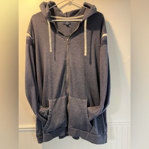 George brand zip-up hoodie with pockets